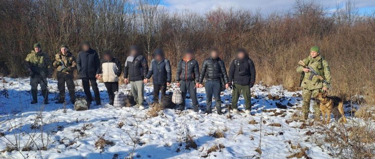 Закарпатські прикордонники затримали 9 “ухилянтів”