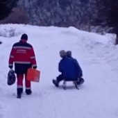 На санчатах з Вишки: екстремальний виклик із гірського села (ФОТО)