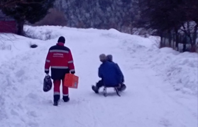 На санчатах з Вишки: екстремальний виклик із гірського села (ФОТО)