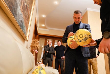 З робочим візитом в області перебуває новообраний президент Ukrainian Association of Football Андрій Шевченко