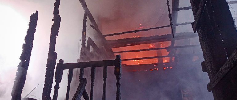 У Синевирі на Хустщині горів житловий будинок