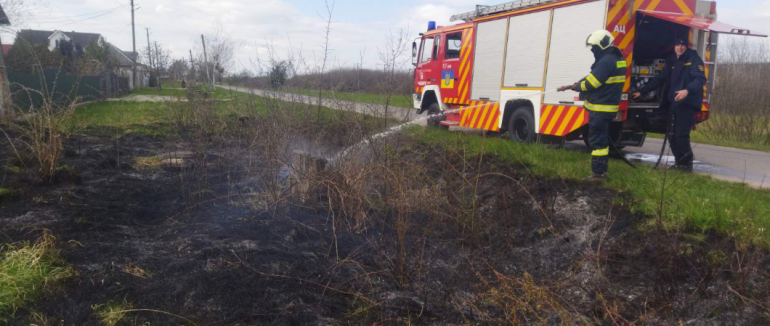 Минулої доби вогнеборці гасили пожежами в екосистемах на Закарпатті