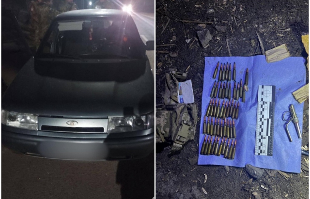 Авто з боєприпасами: на в’їзді в Закарпаття зупинили правопорушників