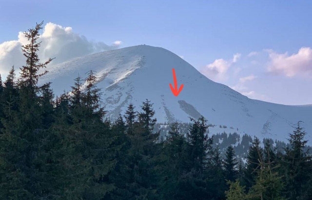 У Карпатах зафіксували сходження ще однієї лавини