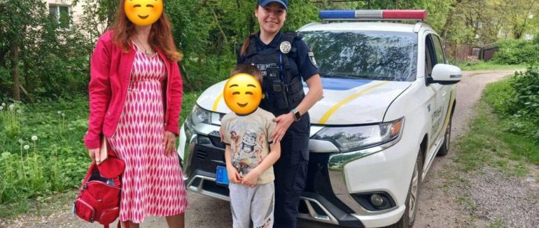 Патрульні розшукали зниклого хлопчика в Ужгороді