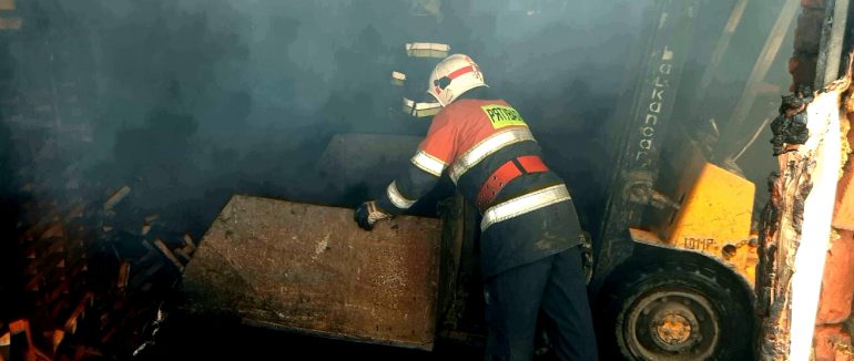 У Перечині горів лісохімкомбінаті