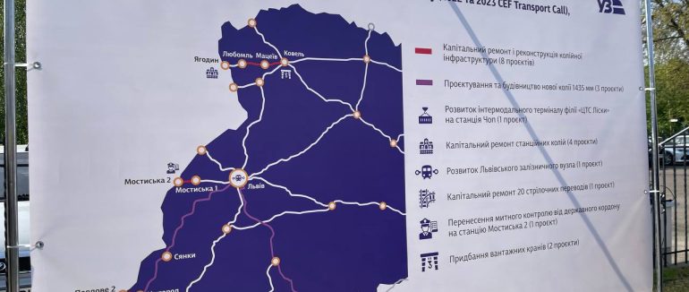 В Ужгороді урочисто дали старт встановленню євроколії на Чоп