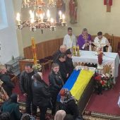 На Закарпатті попрощалися із полеглим Героєм Петром Гудаком