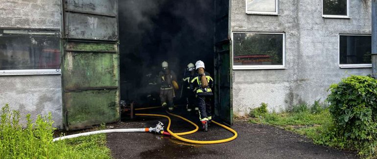 У Виноградові трапилася пожежа на заводі