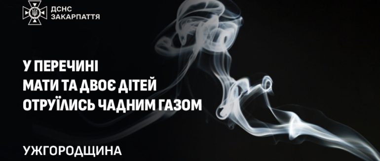 Отруєння газом: у Перечині госпіталізували трьох людей