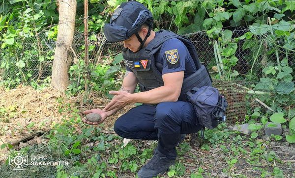 Мукачівка на городі викопала гранату 1915 року випуску