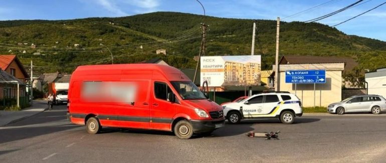 ДТП у Виноградові: двоє неповнолітніх опинились у лікарні