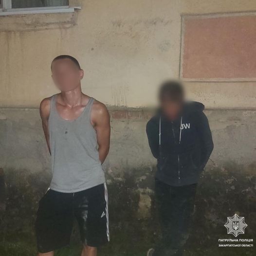 в Ужгороді “на гарячому” затримали ймовірних крадіїв
