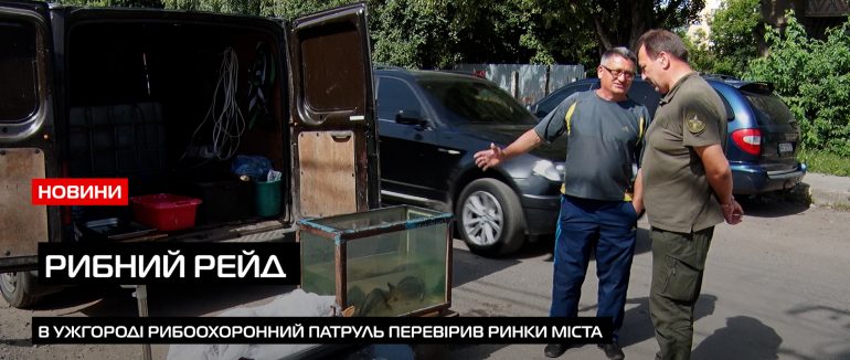 Моніторингова перевірка рибної продукції: в Ужгороді рибоохоронний патруль навідався на ринки (ВІДЕО)