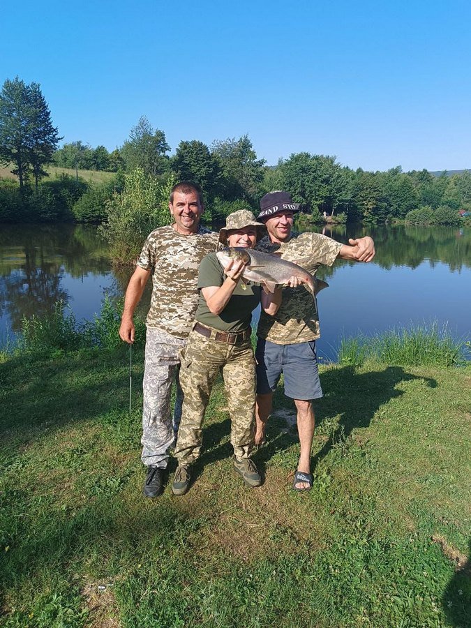 На Мукачівщині провели змагання з риболовлі серед ветеранів війни