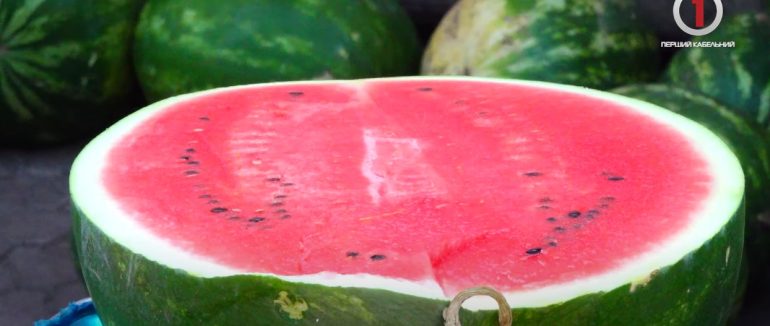 На Закарпатті стартував сезон кавунів: ціна на ринку Мукачева (ВІДЕО)