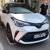 Розшукувана автівка: викрадену «Toyota» української реєстрації зупинили на Закарпатті (ФОТО)