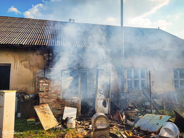 У Мукачеві під час пожежі загинув 52-річний чоловік