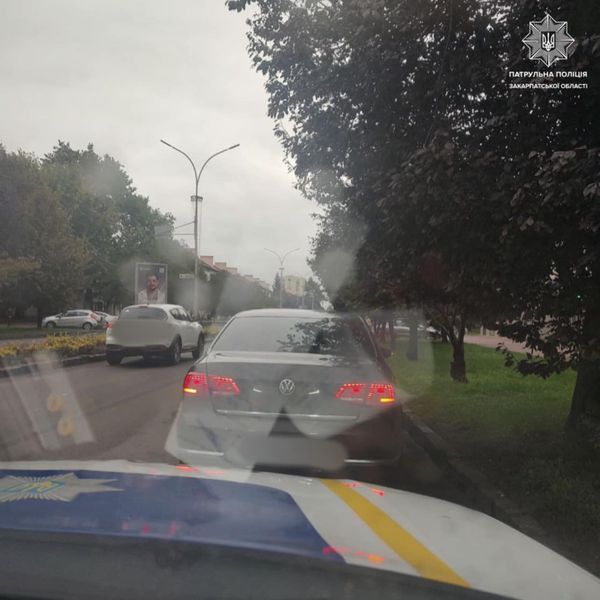 Водій-порушник: в Ужгороді затримали нетверезого керманича (ФОТО)