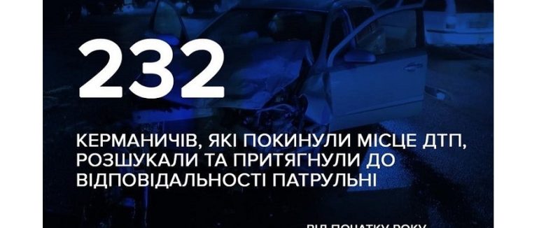 На Закарпатті розшукали 232 водіїв-втікачів