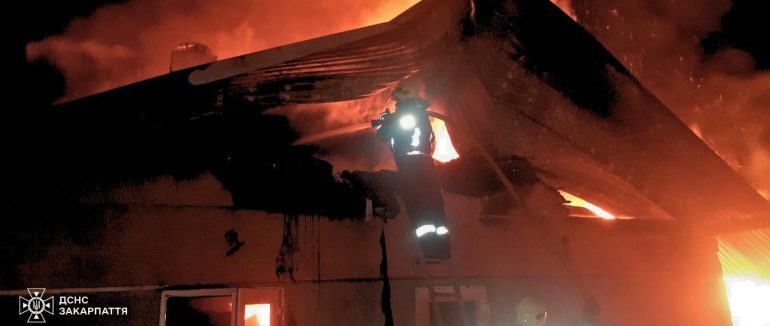 На Перечинщині на території Евангельської церкви сталася пожежа