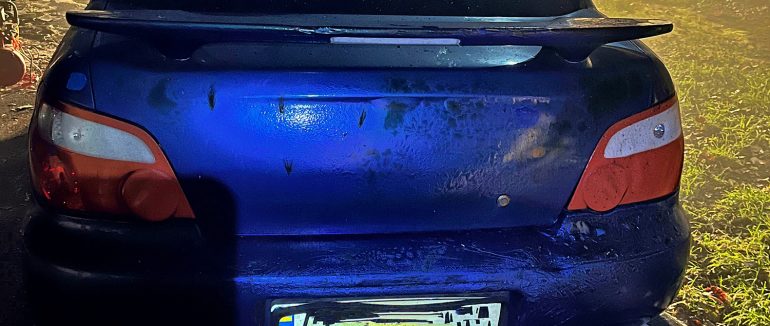 В Іршаві горів гараж з автомобілем