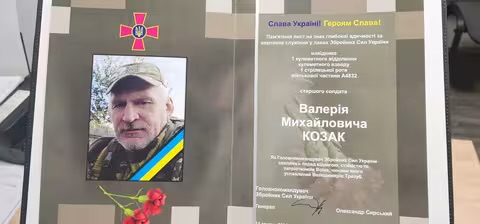 На Закарпатті попрощались з загиблим воїном Валерієм Козаком