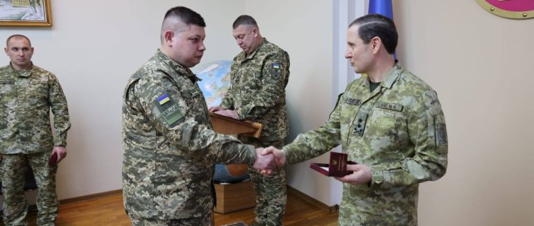 Вісьмох прикордонників Чопського загону відзначили державними нагородами