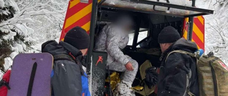 Троє українців впродовж семи діб блукали засніженим високогір’ям на Закарпатті у пошуках кордону