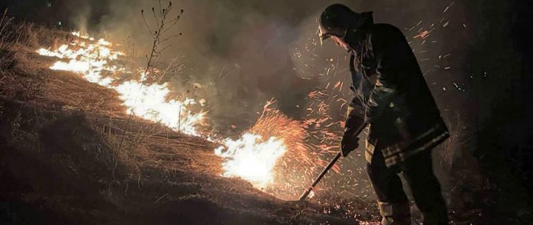 За минулу добу на території Закарпаття зафіксували 14 загорань сухостою