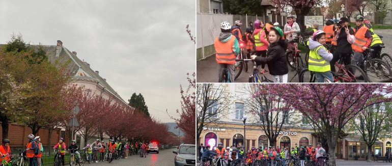 У Мукачеві відбувся «Сакуровий велозаїзд» за участі пластунів