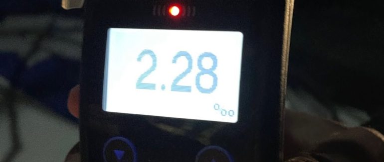 В 11 разів вище норми: у Мукачеві оштрафували пʼяного водія