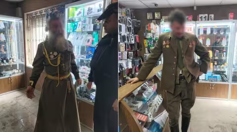 У Міжгір’ї двоє чоловіків розгулювали у радянській формі: поліція відкрила провадження