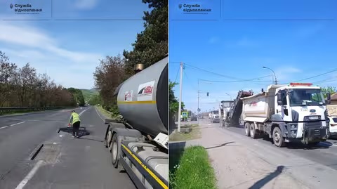 На Закарпатті ремонтують найбільш аварійні ділянки траси Київ-Чоп, водіїв попереджають про затори