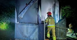 У селі Верхнє Водяне на Рахівщині вогонь знищив капличку