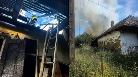 На Ужгородщині через пожежу у закинутій будівлі ледь не згорів житловий будино