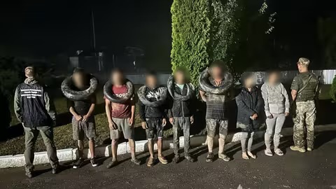 На Берегівщині прикордонники зупинили групу «водолазів» у супроводі двох жінок