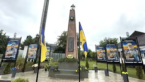 У селі Бороняво на Хустщині відкрили Алею памʼяті полеглим захисникам