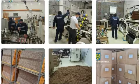 Українці з румунами і молдаванами організували підпільну фабрику цигарок для продажу в країнах ЄС