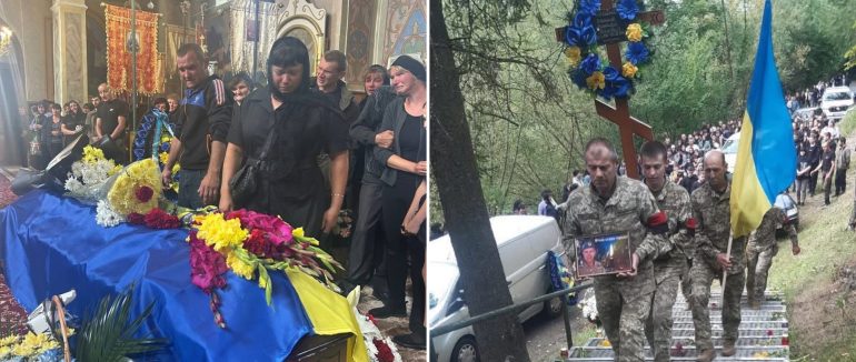 На Ужгородщині попрощалися з полеглим матросом Віталієм Данило