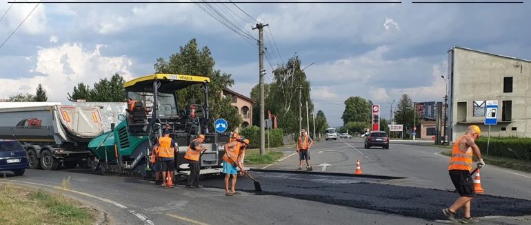 На вʼїзді у Мукачево ремонтують аварійну ділянку дороги