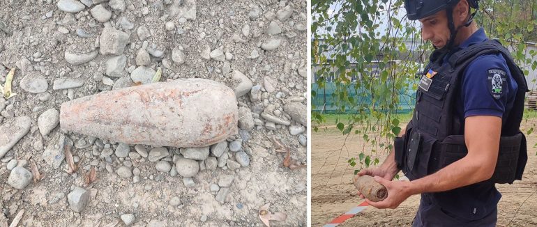 Небезпечні знахідки: на Закарпатті натрапили на два боєприпаси часів Другої світової війни