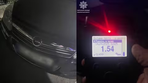 В Ужгороді п’яний водій влаштував погоню з патрульними