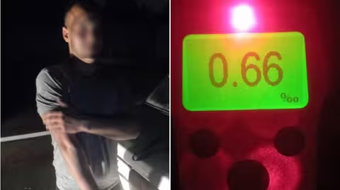 В Ужгороді патрульні оштрафували пʼяного водія ВАЗ без права керування авто