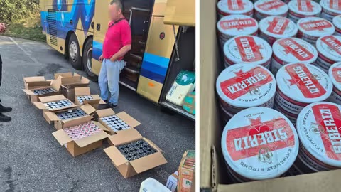 Снюс з Італії: на Закарпатті викрили контрабанду в туристичному автобусі