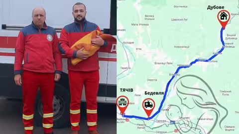 У Бедевлі медики врятували немовля, яке народилося в кареті швидкої й не дихало