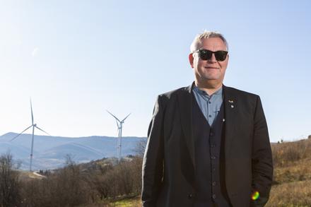 Представник австрійського Тіролю Гельмут Малл відвідав закарпатські вітряки