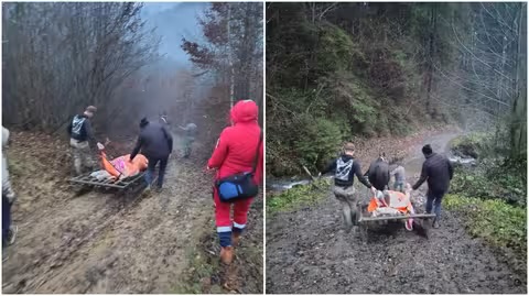 Під дощем і через гори: на Рахівщині медики півтори години йшли пішки до пацієнта
