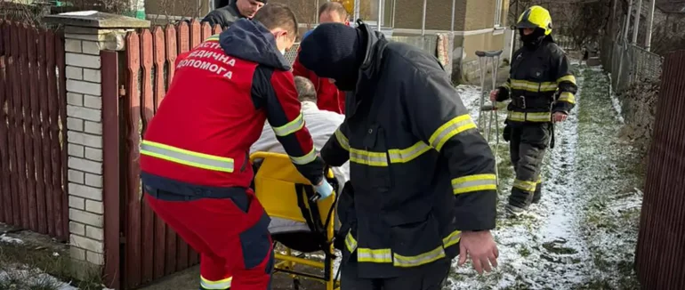 На пожежі у селі Невицьке постраждав чоловік