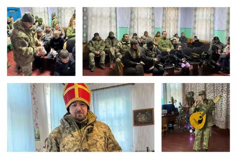 Прикордонники Мукачівського загону привезли Миколая дітям у прифронтове село